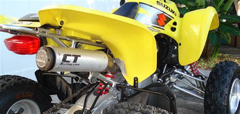 Best Aftermarket Suzuki Ltz 400 Exhaust Slip On Vs Full Pipe More Hp