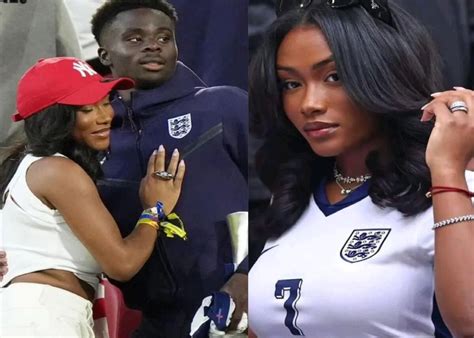 Bukayo Saka Celebrates With Girlfriend Tolami After England Victory MDNTV