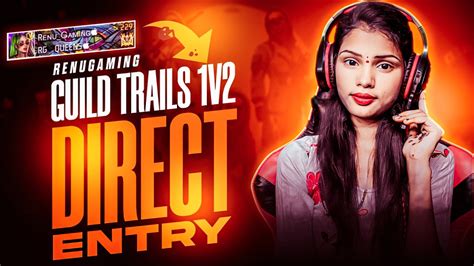 Guild Trails 1 Vs 2 With Teamcode Direct Guild Entry Free Fire Live