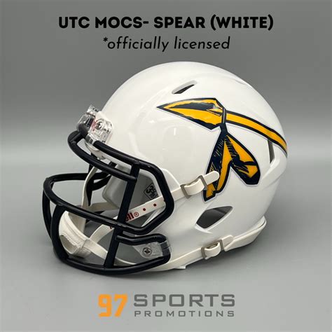 Chattanooga (UTC) Mocs Mini Football Helmet (White Spear) - 97 Sports ...