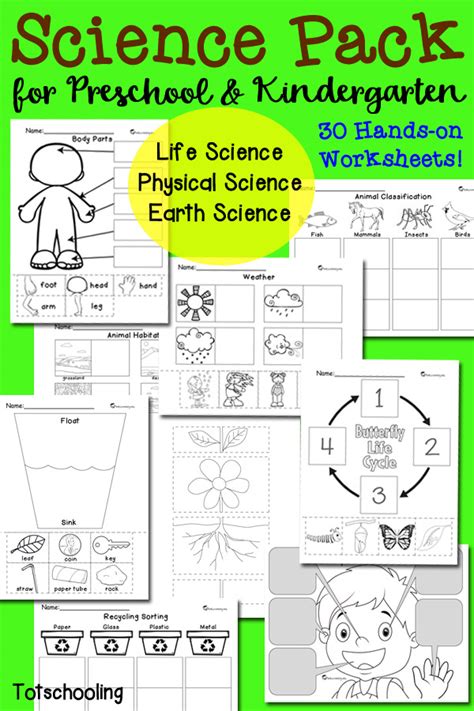 Science Lessons For Kindergarten Kindergarten