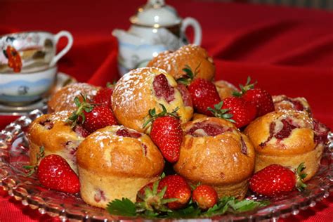 Recette De Muffins Aux Fraises Et Ar Me Vanille La Recette Facile