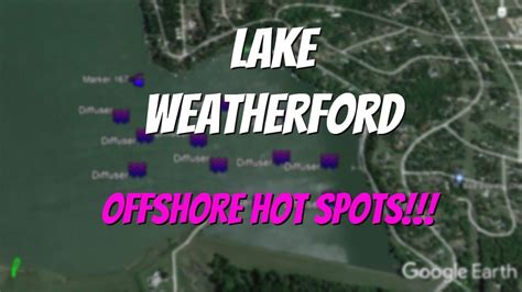 Lake Weatherford Offshore Hot Spots Find The Bass Fast Youtube