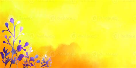 Spring Floral In Watercolor Vector Background Luxury Wallpaper Design