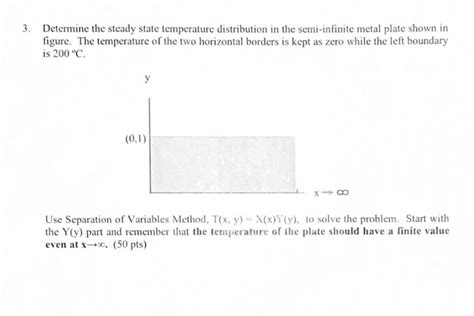 Solved Determine The Steady State Temperature Distributio