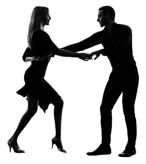 Salsa Ballroom Dance Royalty Free Silhouette Silhouette Png Download