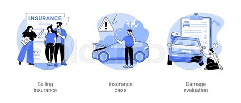 Insurance company isolated cartoon vector illustrations se | Stock ...