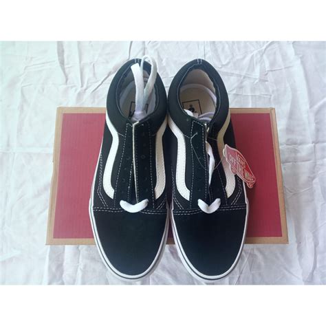 Jual Vans Old Skool Classic Black White Sepatu Pria Wanita Sneakers