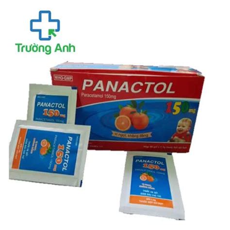 Panactol 150mg Khapharco Thuốc giảm đau hạ sốt cho trẻ em