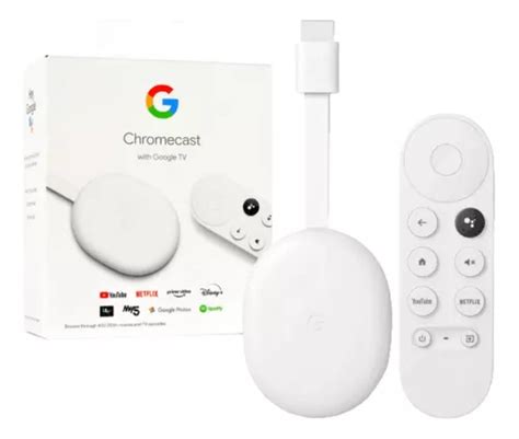 Novo Google Chromecast 4 C google Tv 4k 8gb 100 Original à venda em