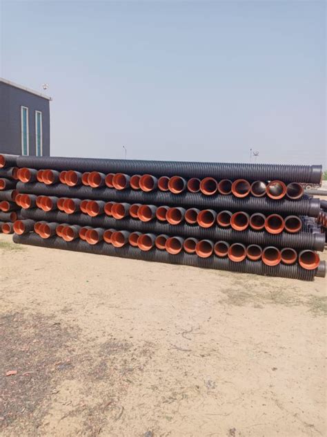 Black 250mm HDPE Dwc Conduit Pipe For Wire Feetings Certification