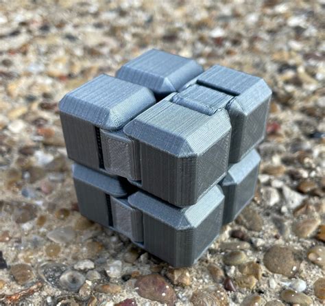 New D Printed Fidget Toy Infinity Cube Infinite Fun Desk Toy Etsy