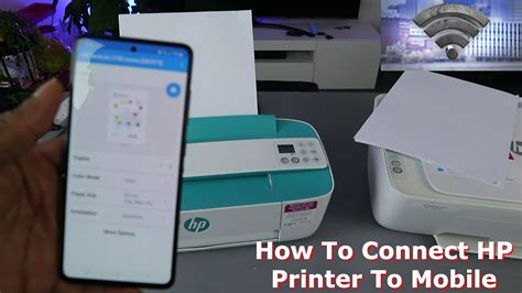 How To Connect Hp Printer To Mobile Youtube