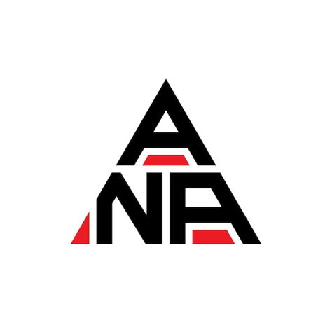 Ana Dise O De Logotipo De Letra Triangular Con Forma De Tri Ngulo Ana