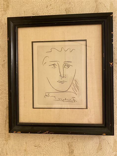 Original Etching Pour Robie Signed In The Plate By Pablo Picasso Ebay