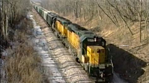 1990 01 15 CNW Between Ankeny Enterprise IA Northbound Grain YouTube