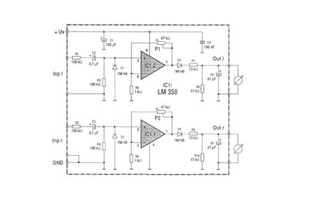 Темброблок на lm358 схема 92 фото