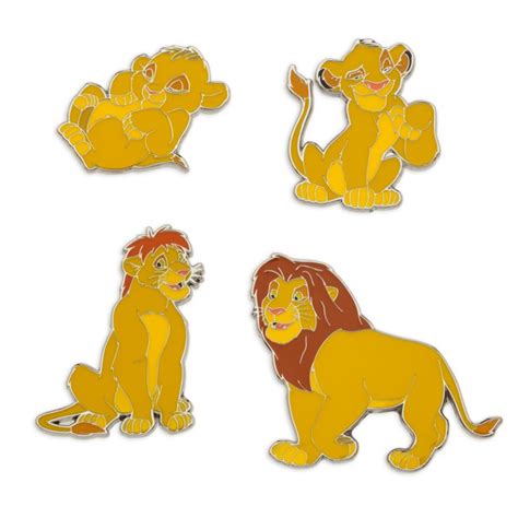 Set pins Simba, El Rey León, Disney Store | Disney Store