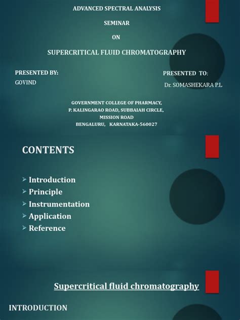 Sfc Ppt 2 2 Pdf Supercritical Fluid Chromatography