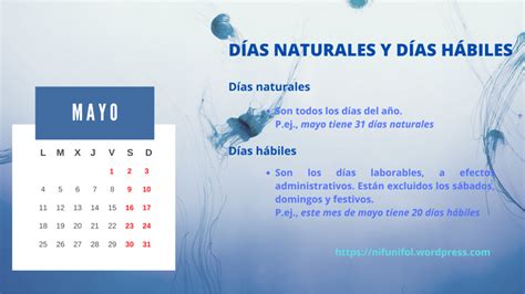 Qué son los días laborables Diferencias con días hábiles y naturales