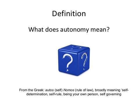 Autonomy Powerpoint