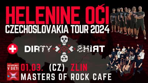 01.03.2024 | Heľenine Oči + Dirty Shirt 2023 | Zlín | Masters of Rock Café