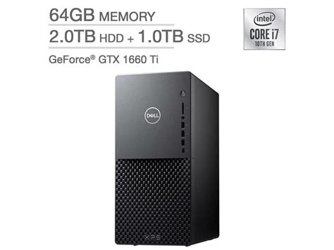 Dell XPS 8940 Tower - 10th Gen Intel Core i7-10700 - GeForce GTX 1660 ...