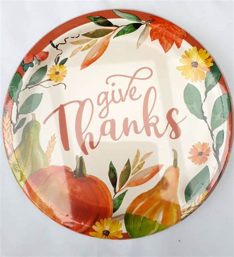 Thanksgiving Celebration Paper Plates - Party Store Girl