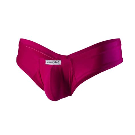 Joe Snyder Underwear Shining Mini Cheek Brief Fuchsia Js22 Pol Men