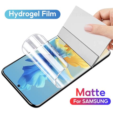 Full Coverage Hydrogel Matte Screen Protector Front Film For Samsung