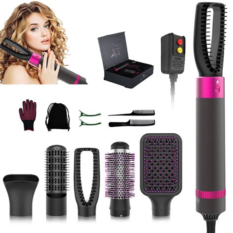 Professional 5 In 1 Hair Dryer Brush And Styler Negative Ion Volumizer