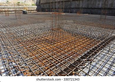 Production Reinforced Concrete Frame Construction Site Stock Photo ...