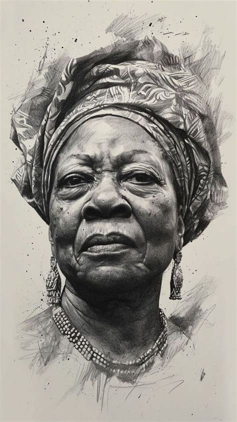 Visage Scene Pop In 2024 Portraiture Drawing Portrait Art African