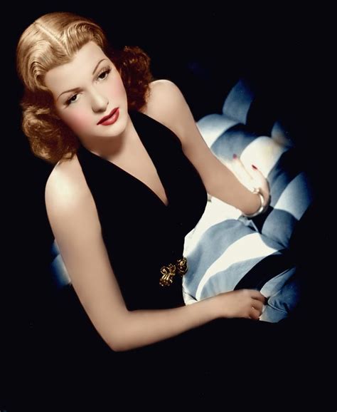 Rita Hayworth (Color by BrendaJM-copyright 2018) Hollywood Stars ...