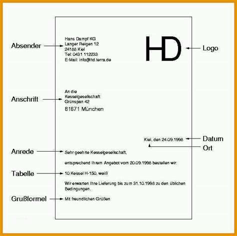 Beste 15 Absender Brief - Kostenlos Vorlagen Und Muster.