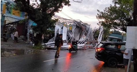 Angin Puting Beliung Terjang Wilayah Jakenan Pati