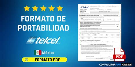 ᐅ Formato de Portabilidad Telcel Llenar y Descargar PDF