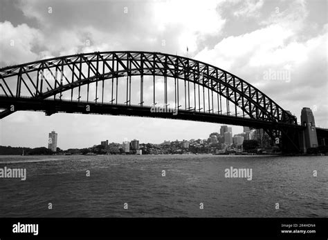 Sydney, NSW Australia - 16-12-2019: Sydney harbour bridge view from a ...