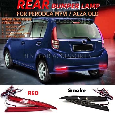 Perodua Myvi Lagi Best Alza Led Rear Bumper