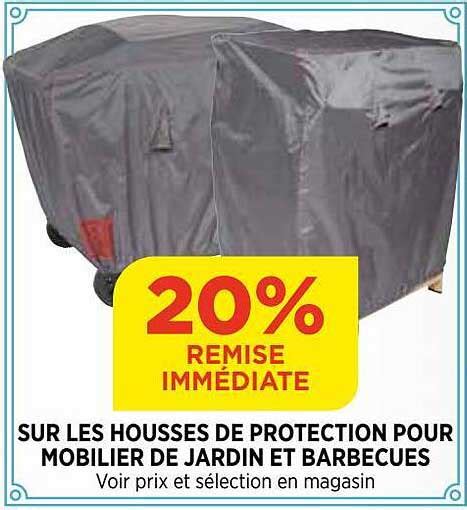 Promo Les Housses De Protection Pour Mobilier De Jardin Et Barbecues