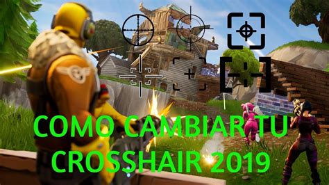 Como Cambiar La Mirilla Crosshair En Fortnite Youtube