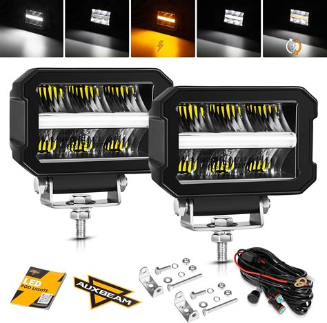 Amazon Auxbeam 4 5 Inch LED Driving Light Pods Offroad Cubes