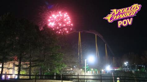 Apollo S Chariot Pov Front Row Night Busch Gardens Williamsburg B M