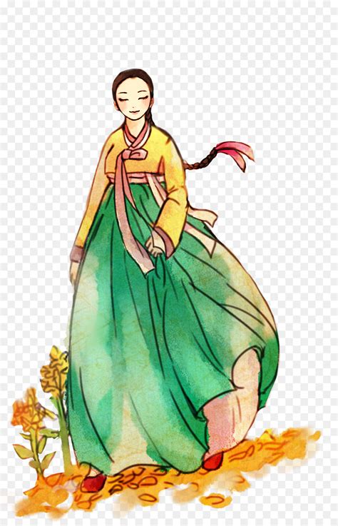 Coreia Do Sul Hanbok Desenho png transparente grátis