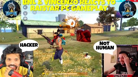 Vincenzo And Bnl Reacts To Raistar Pc Gameplay 🔥😎 Vincenzo And Bnl