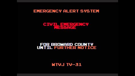 Emergency Alert System Civil Emergency Message Youtube