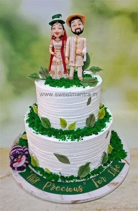 Wedding Reception Cake Decorated Cake By Sweet Mantra Cakesdecor