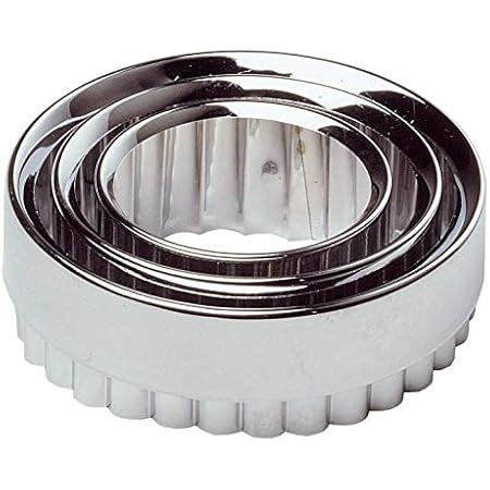 Jokumo Piece Plain Round Cookie Pastry Cutter Set Heavy Duty