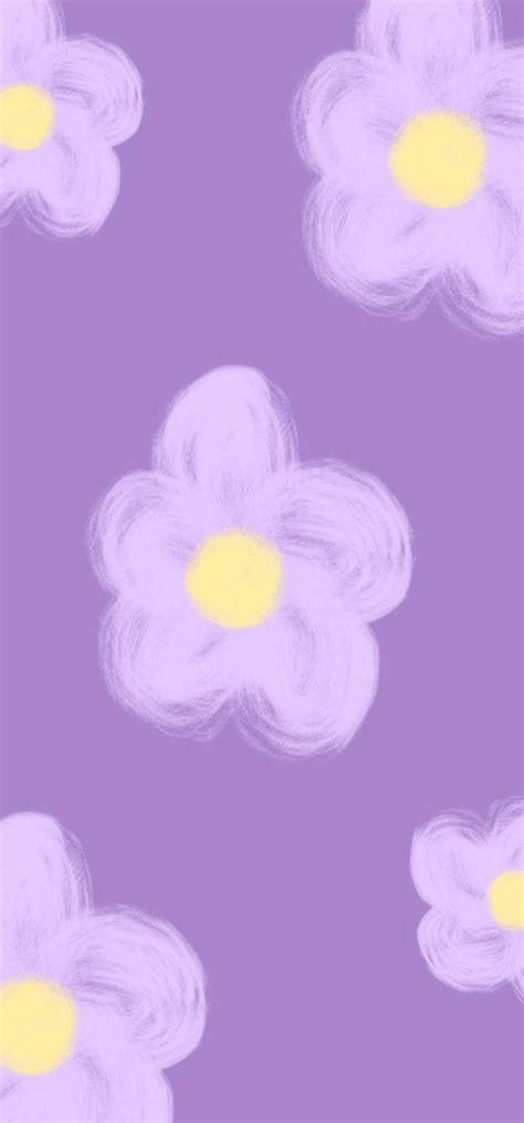 purple lilac flower aesthetic drawing wallpaper | Purple wallpaper ...