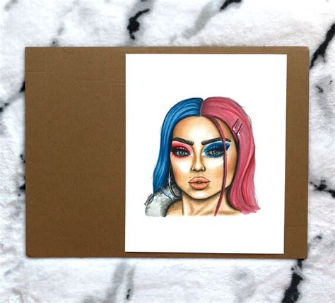 Face Art Print Woman Art Women Wall Art Girl Wall Art Etsy